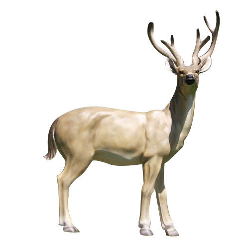 White Tail Deer 64 Garden Animal Statue - XoticBrands Home Decor