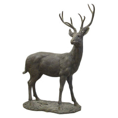 White Tail Deer 64 Garden Animal Statue - XoticBrands Home Decor