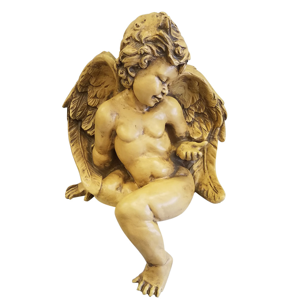 Cael & Calliel, Help And Healing Cherub Angel Sculpture  And Statue - XoticBrands Home Decor