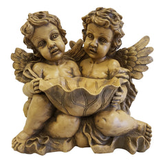 Cael & Calliel, Help And Healing Cherub Angel Sculpture  And Statue - XoticBrands Home Decor
