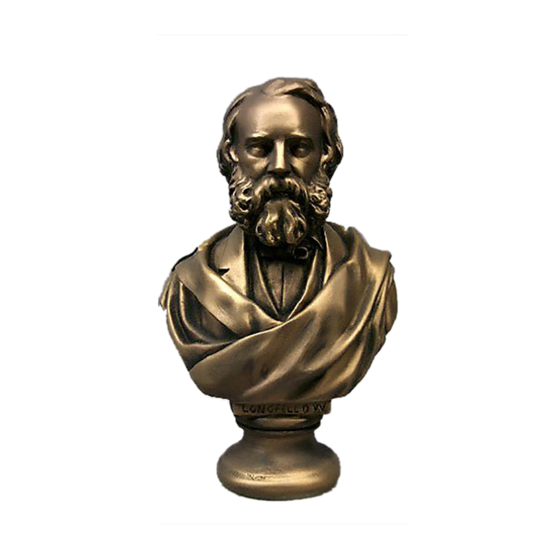Longfellow Medium -  Writers & Poets Busts - XoticBrands Home Decor