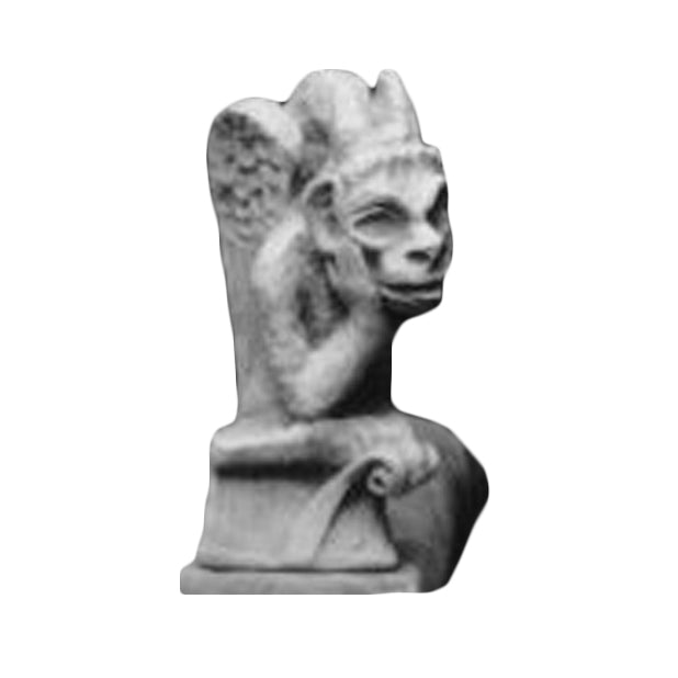 Spitting Garg Sm 6 H Gargoyle Sculpture - XoticBrands Home Decor