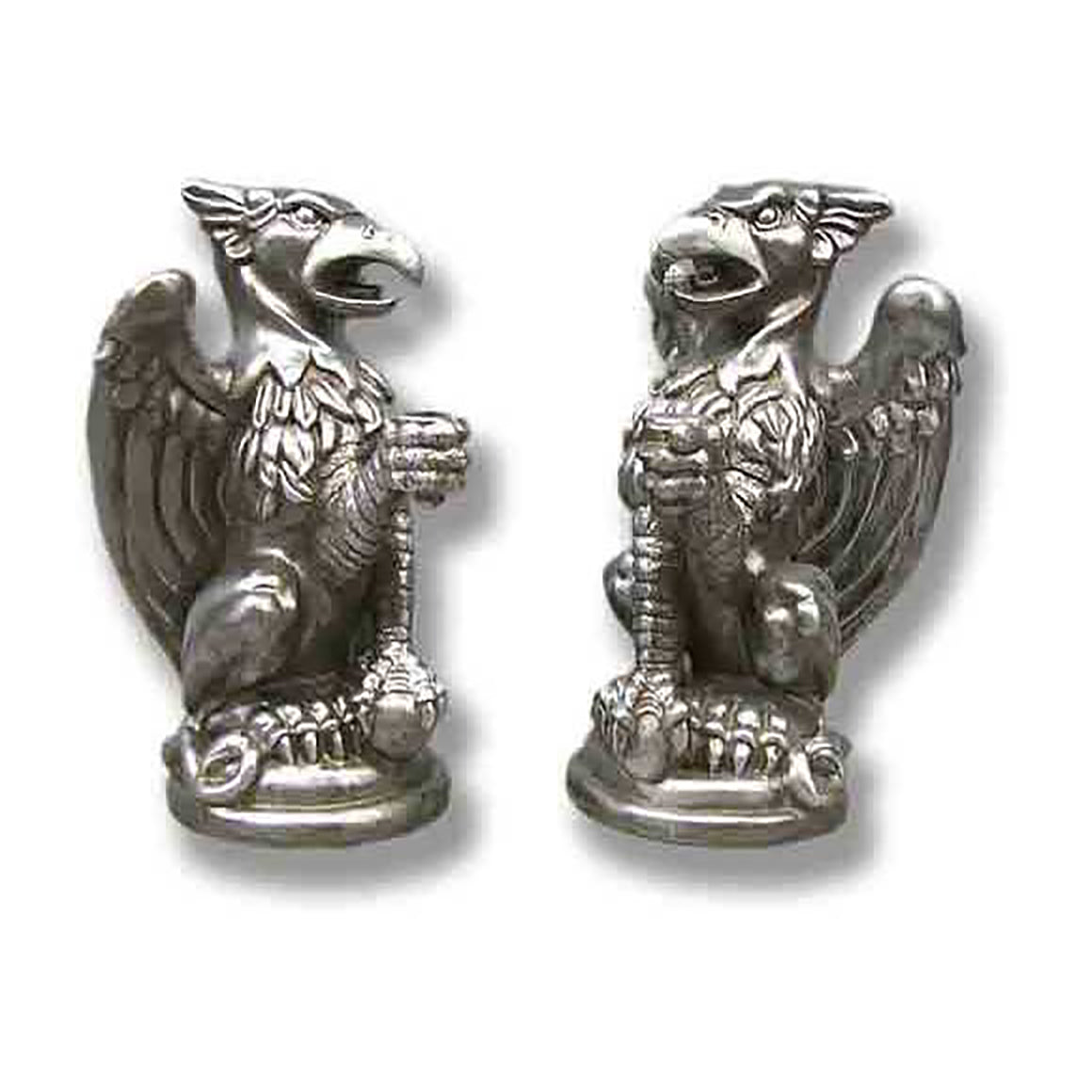 Griffin Candleholder Set/2 Gargoyle Sculpture - XoticBrands Home Decor