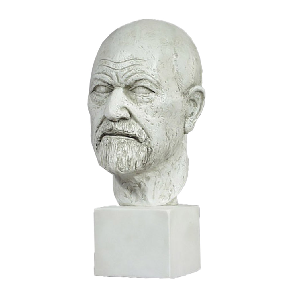 Freud Head On Block 14 -  Historical Figures Busts - XoticBrands Home Decor