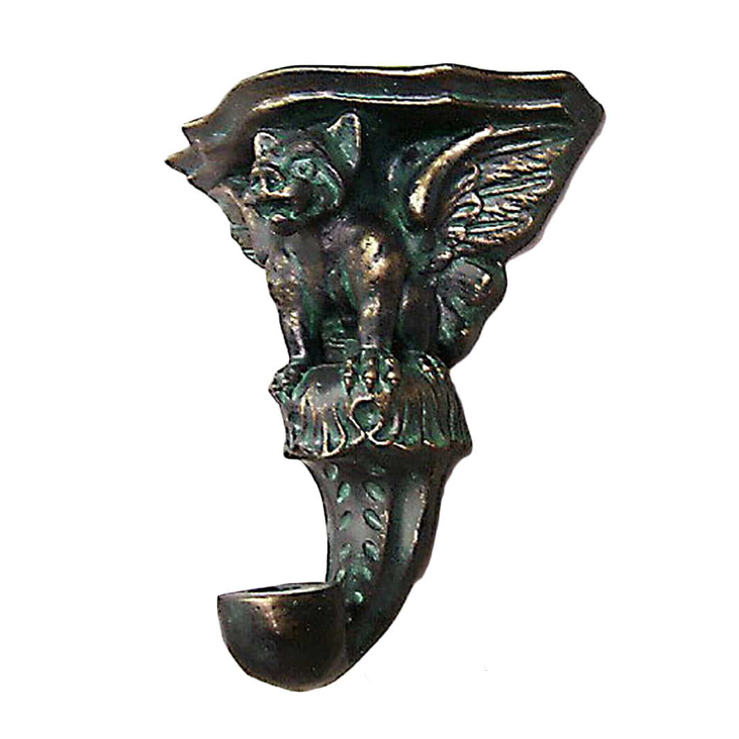 Florentine Wall Candleholder Gargoyle Sculpture - XoticBrands Home Decor