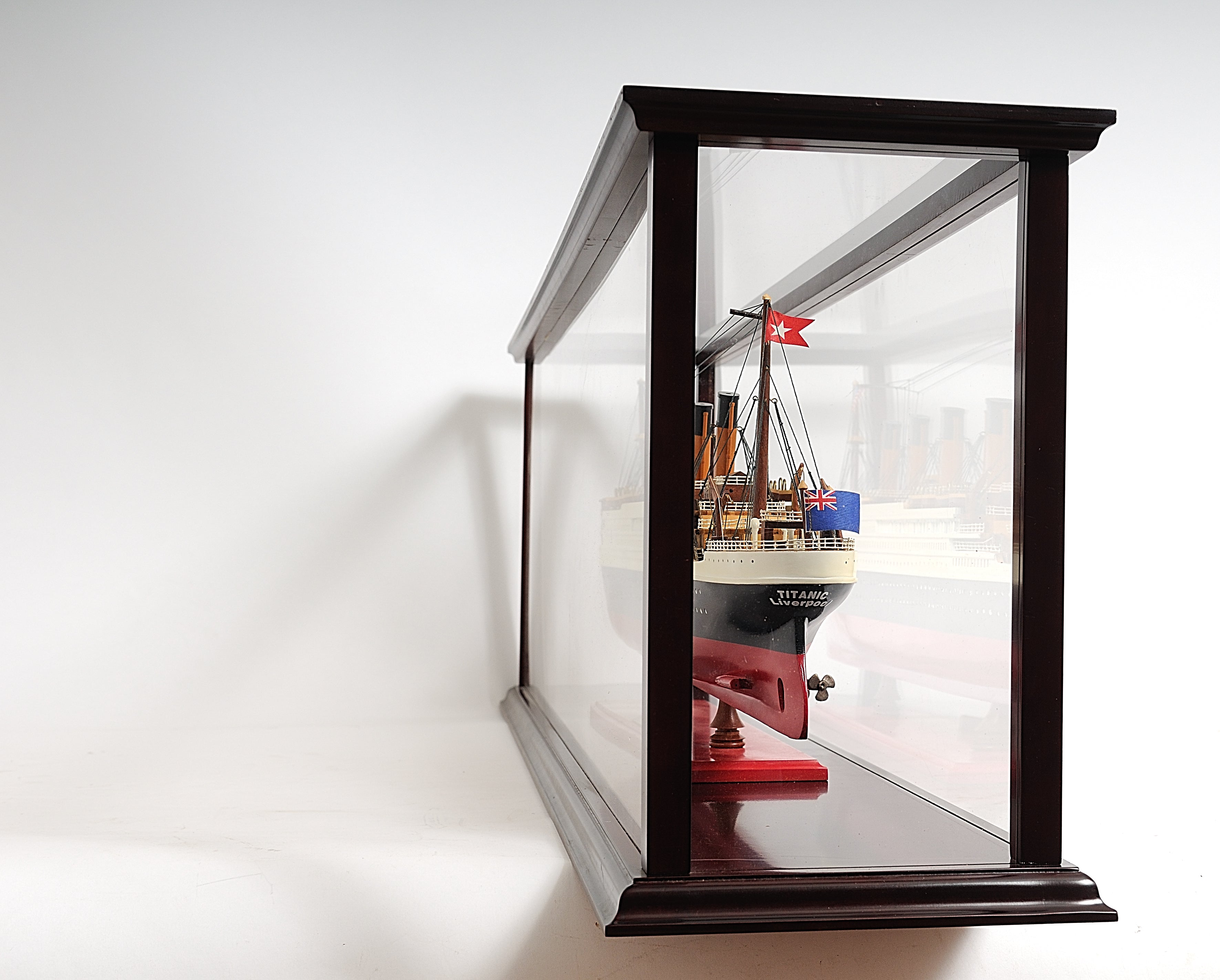  Display Case for Cruise Liner Large Model Display, Home furniture and decor, Old Modern Handicrafts, XoticBrands Home Decor
