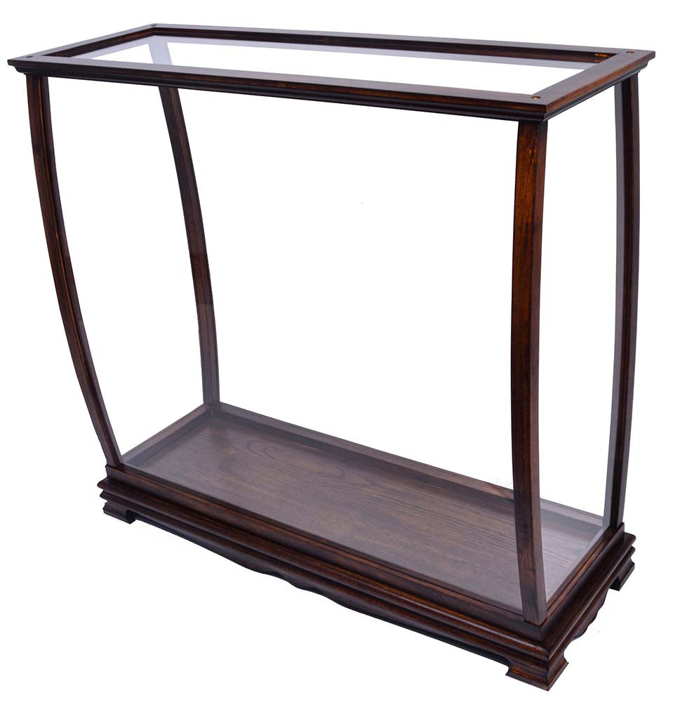 Table Top Display Case Classic Brown