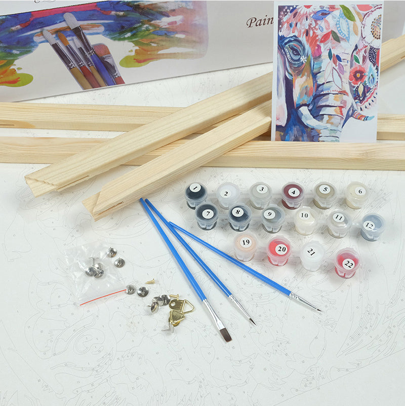 Stretching Your Paint by Number Canvas A Guide to a Professional Finish