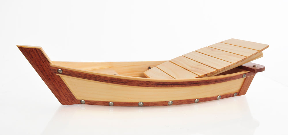  Wooden Sushi Boat Serving Tray Small, Home furniture and decor, Old Modern Handicrafts, XoticBrands Home Decor