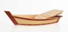  Wooden Sushi Boat Serving Tray Small, Home furniture and decor, Old Modern Handicrafts, XoticBrands Home Decor