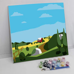 Beautiful Landscape - DIY Paint By Numbers - XoticBrands Home Decor