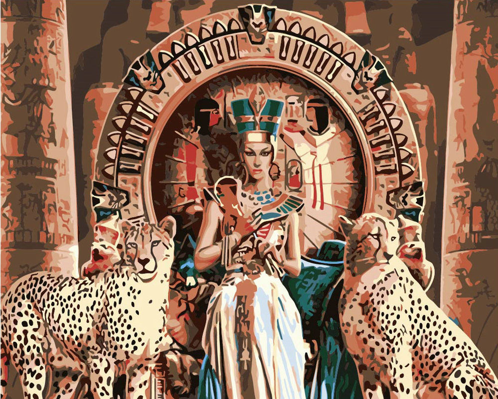 The Cleopatra  - DIY Paint By Numbers - XoticBrands Home Decor