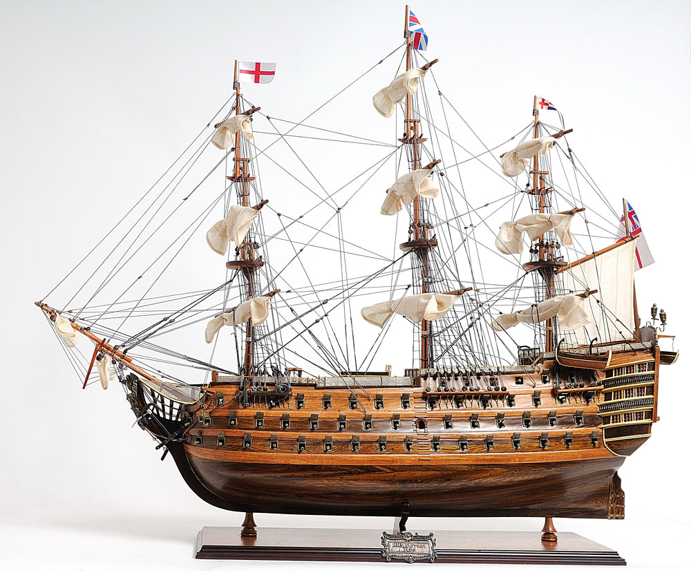  HMS Victory Mid Size EE Model Display, Home furniture and decor, Old Modern Handicrafts, XoticBrands Home Decor