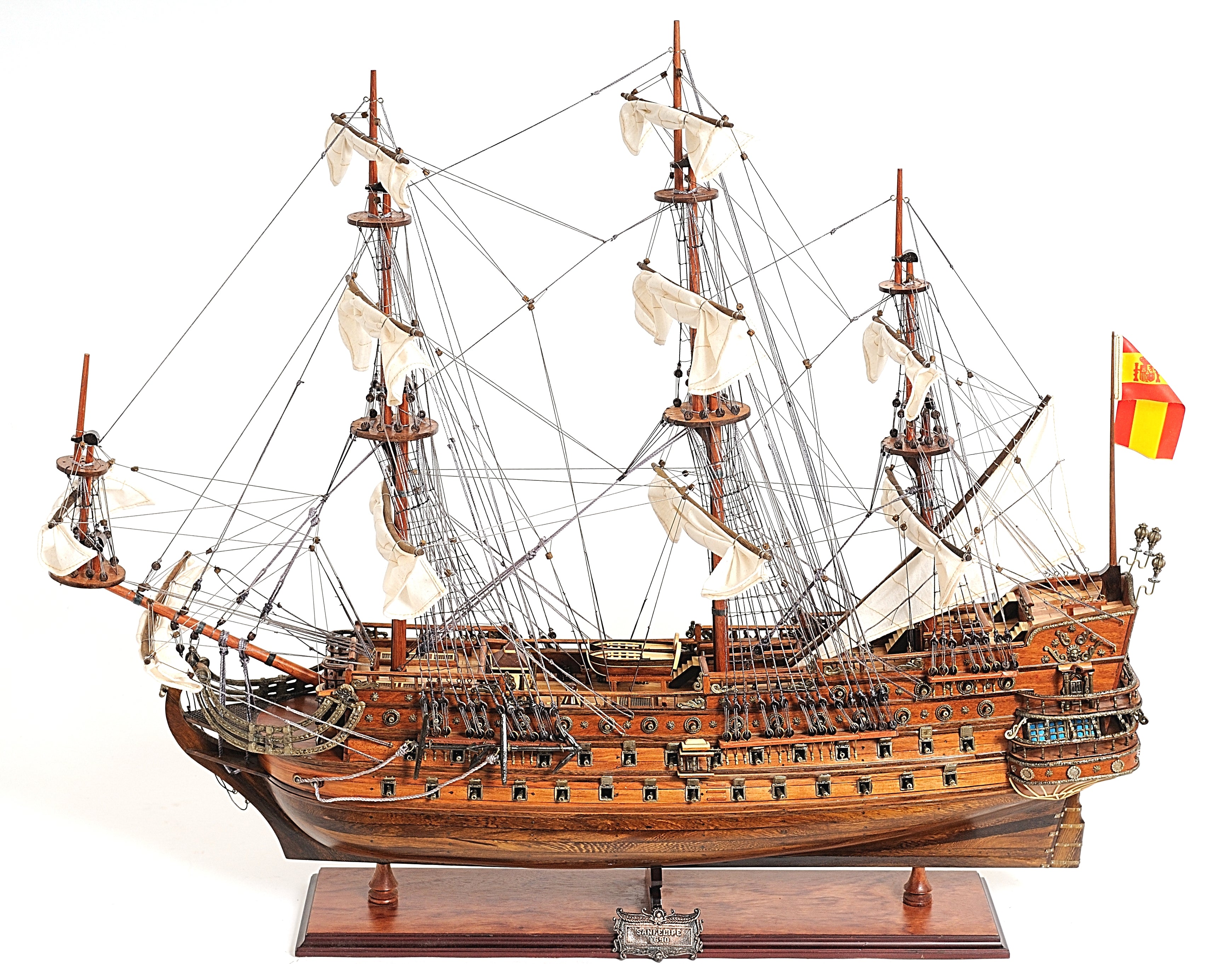  San Felipe Large With Table Top Display Case Model Display, Home furniture and decor, Old Modern Handicrafts, XoticBrands Home Decor