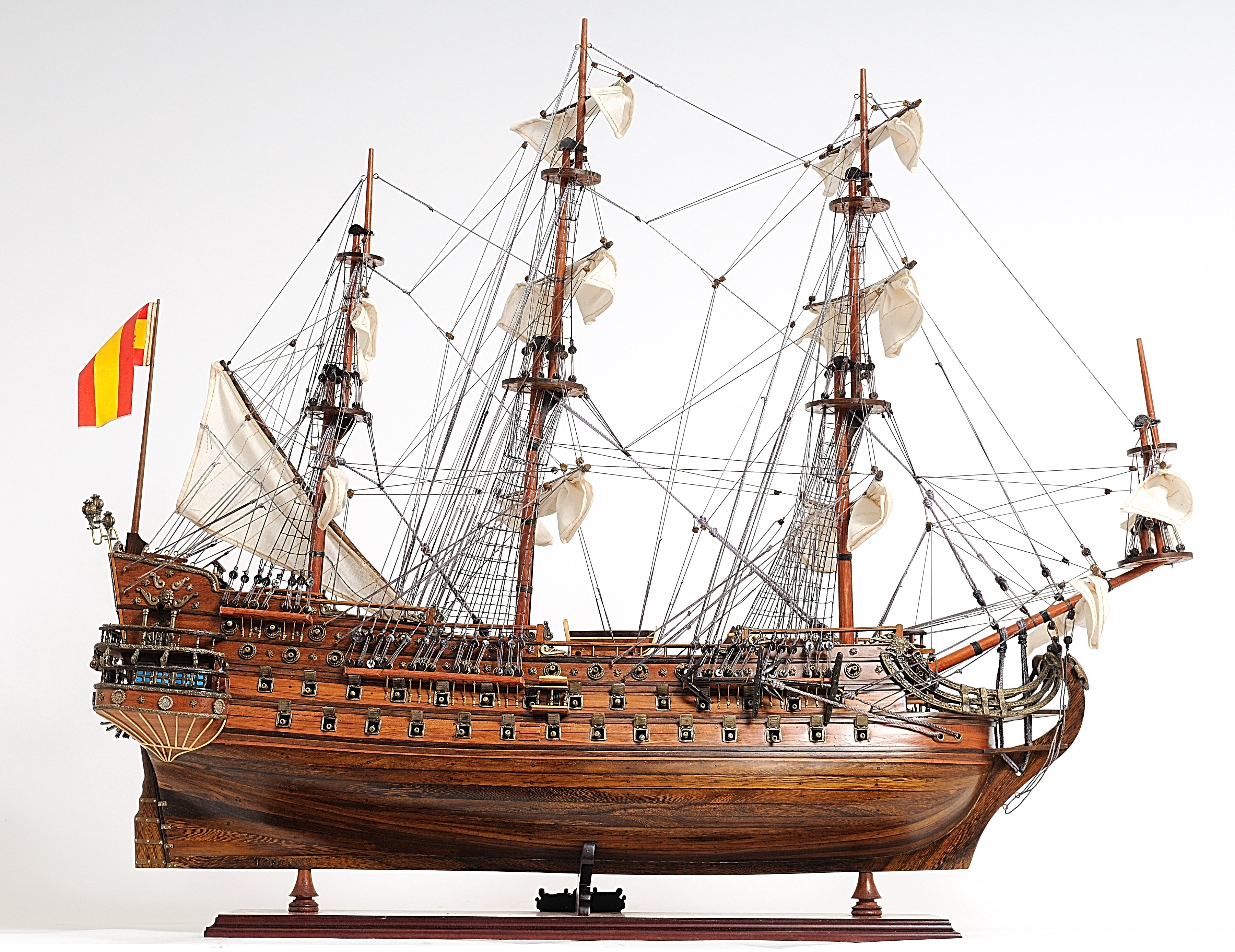  San Felipe Large With Floor Display Case Model Display, Home furniture and decor, Old Modern Handicrafts, XoticBrands Home Decor