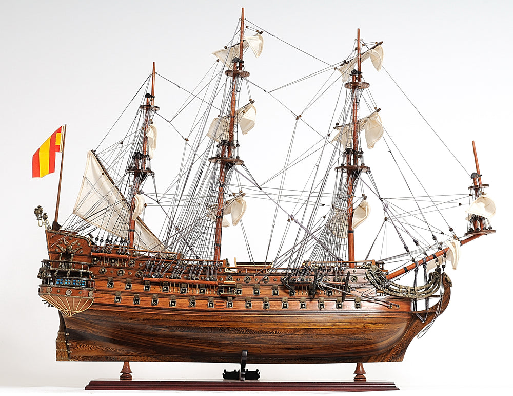  San Felipe Large With Floor Display Case Model Display, Home furniture and decor, Old Modern Handicrafts, XoticBrands Home Decor