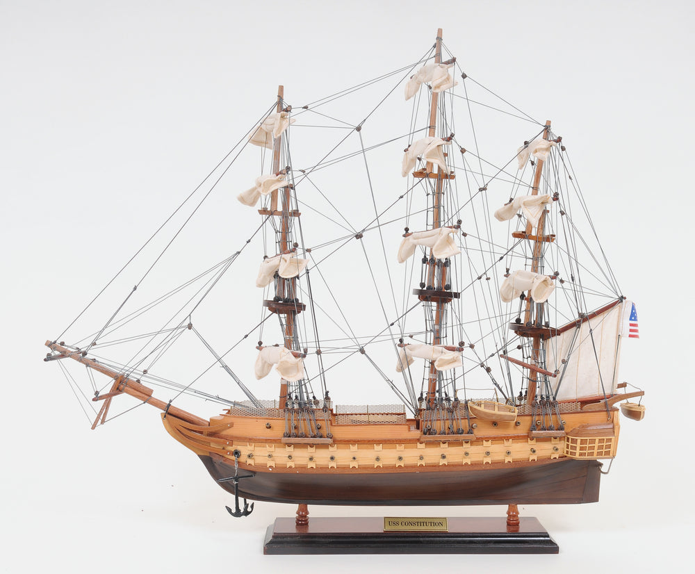  USS Contitution Small Model Display, Home furniture and decor, Old Modern Handicrafts, XoticBrands Home Decor