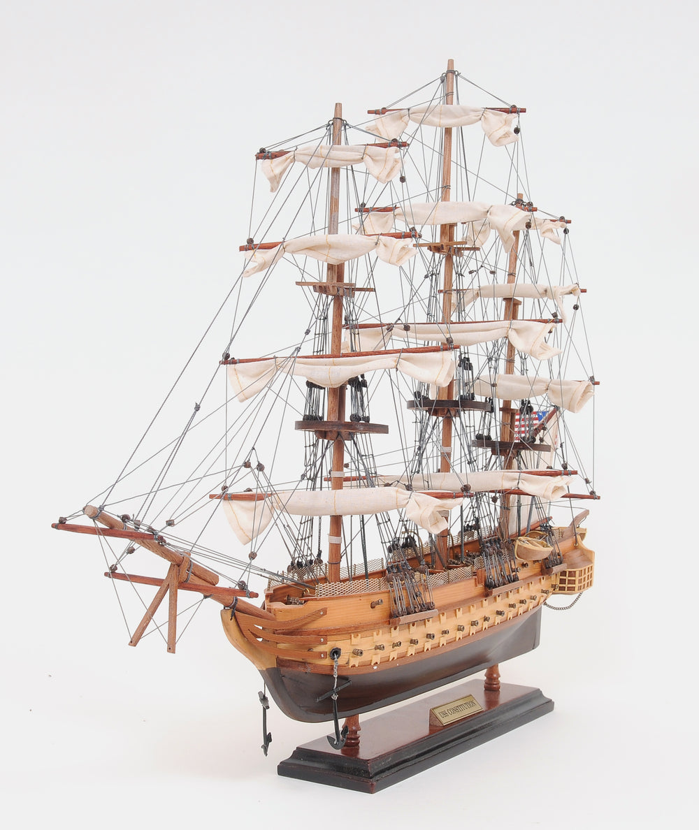  USS Contitution Small Model Display, Home furniture and decor, Old Modern Handicrafts, XoticBrands Home Decor