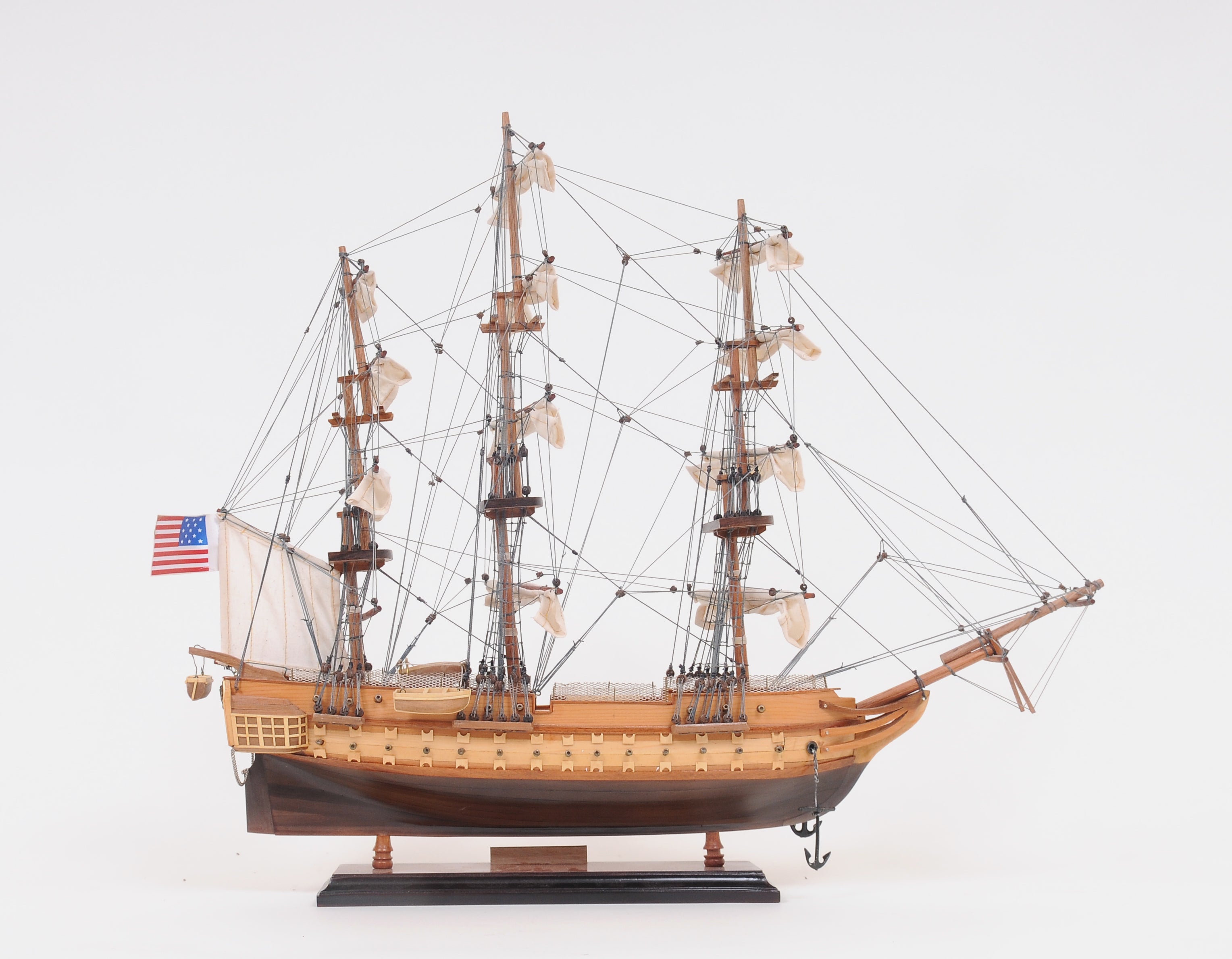  USS Contitution Small Model Display, Home furniture and decor, Old Modern Handicrafts, XoticBrands Home Decor
