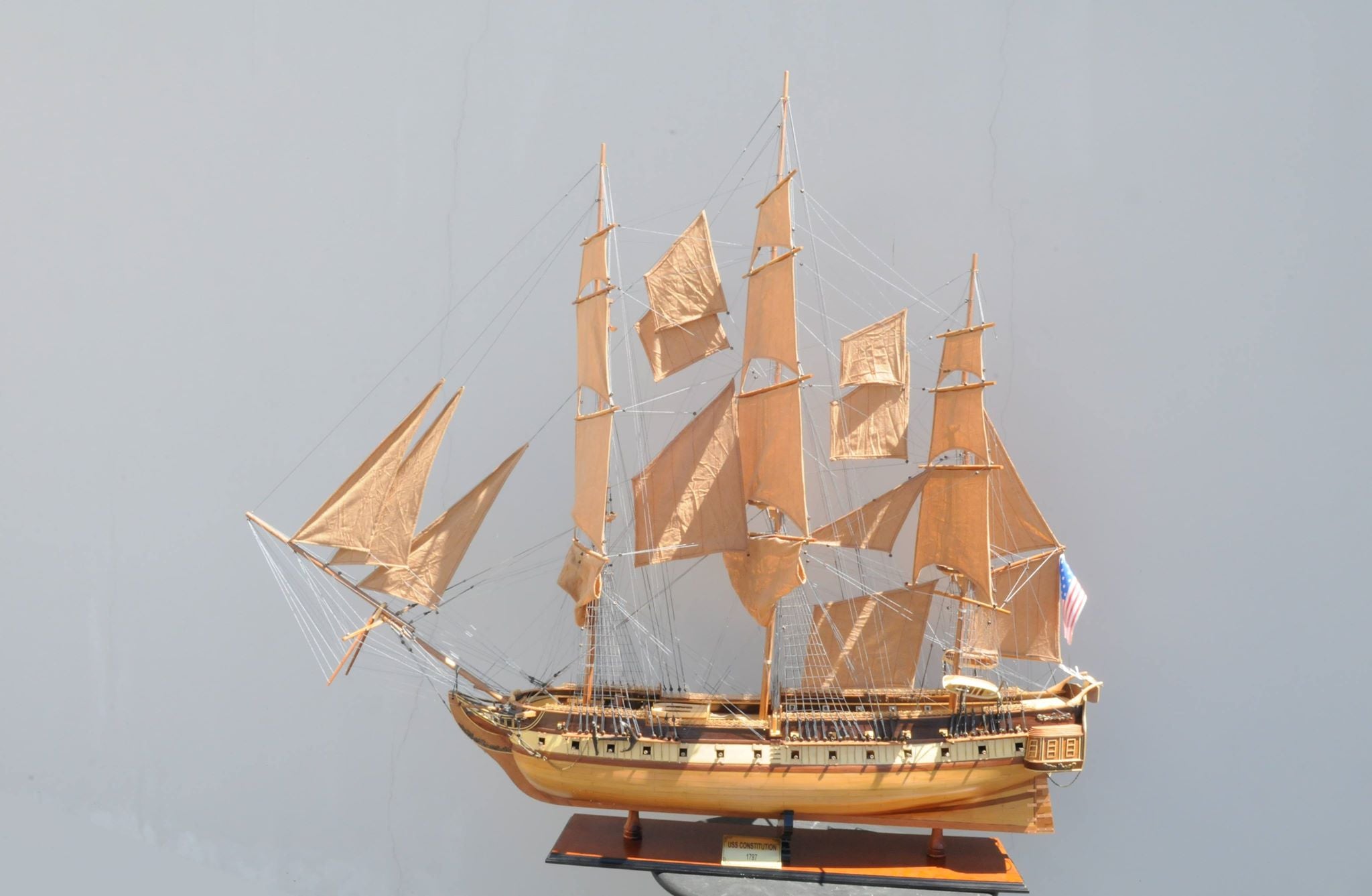  USS Constitution XL Model Display, Home furniture and decor, Old Modern Handicrafts, XoticBrands Home Decor