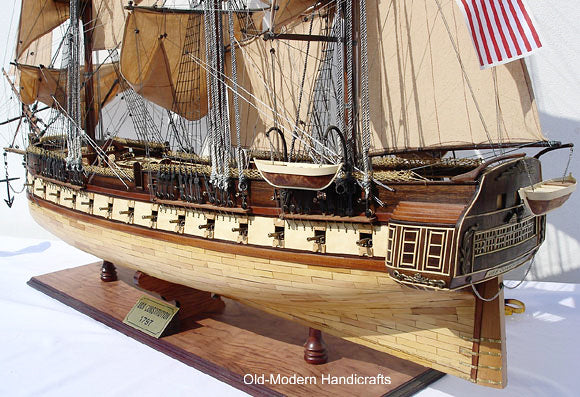  USS Constitution XL Model Display, Home furniture and decor, Old Modern Handicrafts, XoticBrands Home Decor