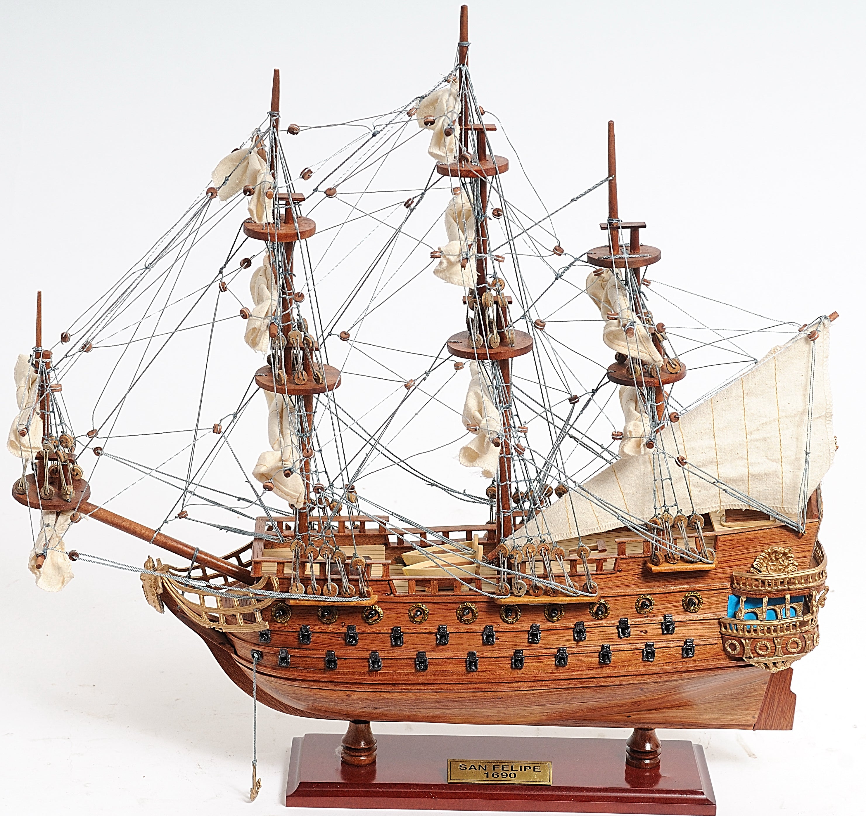 San Felipe Small Model Display, Home furniture and decor, Old Modern Handicrafts, XoticBrands Home Decor
