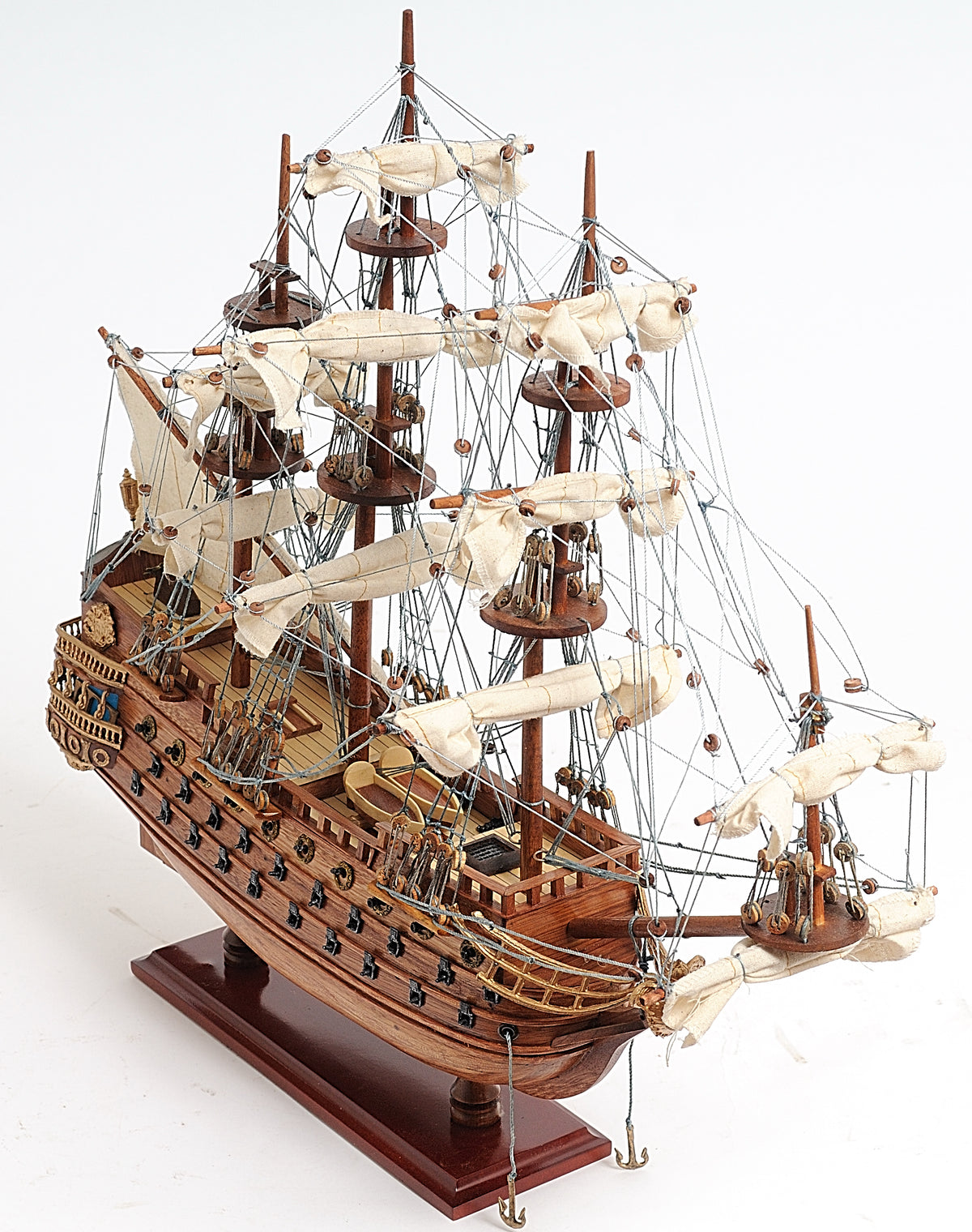  San Felipe Small with Display Case Model Display, Home furniture and decor, Old Modern Handicrafts, XoticBrands Home Decor