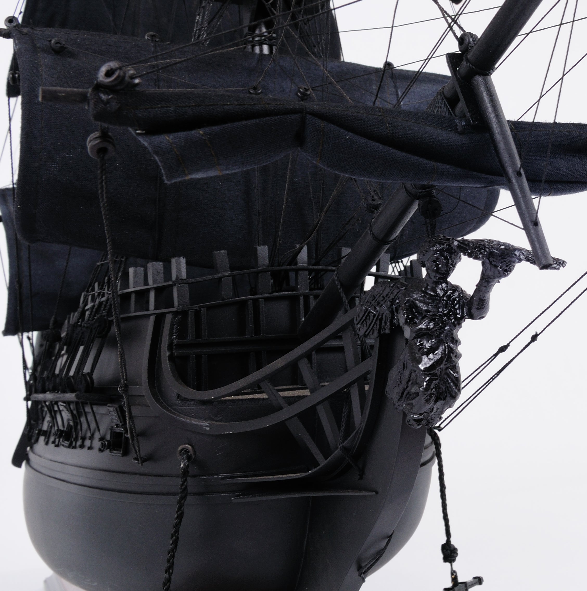  Black Pearl Pirate Ship Large With Floor Display Case Model Display, Home furniture and decor, Old Modern Handicrafts, XoticBrands Home Decor