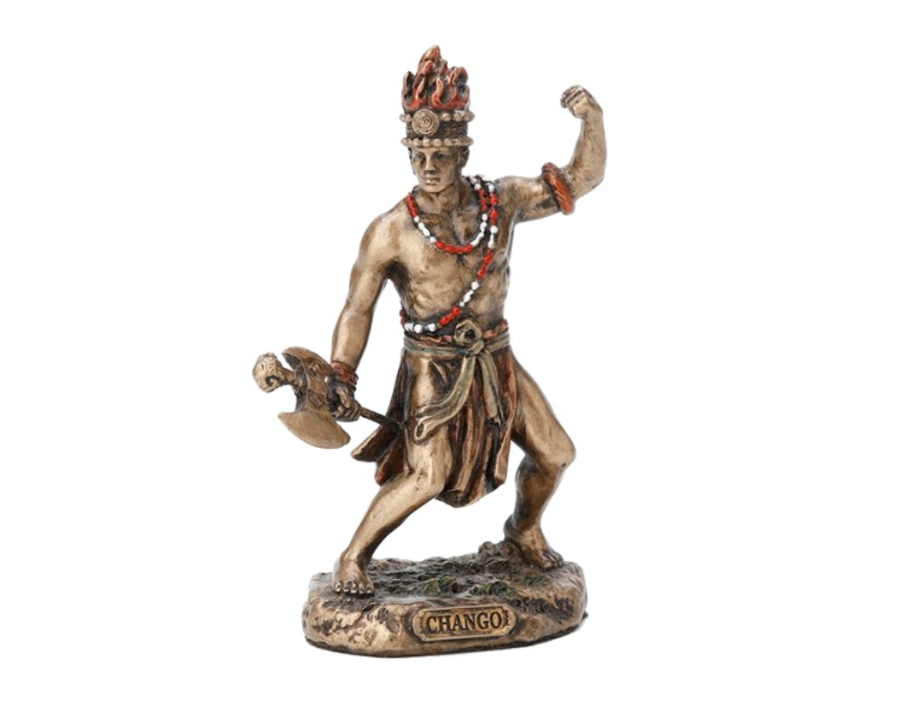  Shango Chango God Of Fire, Thunder, Lightening And War Ethnic Collectibles Sculpture, Ethnic Collectibles, XoticBrands, XoticBrands Home Decor