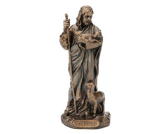  Jesus The Shepherd Sculpture Statue, Religious, XoticBrands, XoticBrands Home Decor