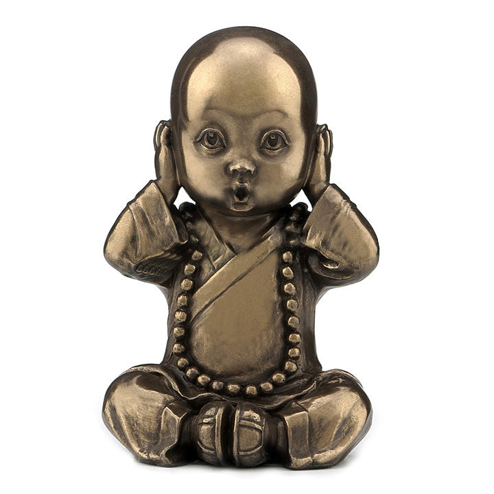Little Monk - Hear No Evil - Ethnic Collectibles. - XoticBrands Home Decor