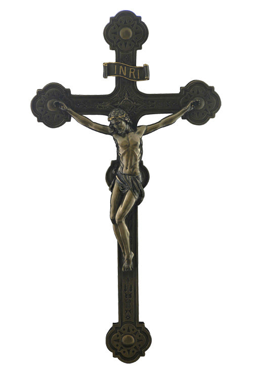 Cathedral Style Crucifix Wall Plaque - XoticBrands Home Decor