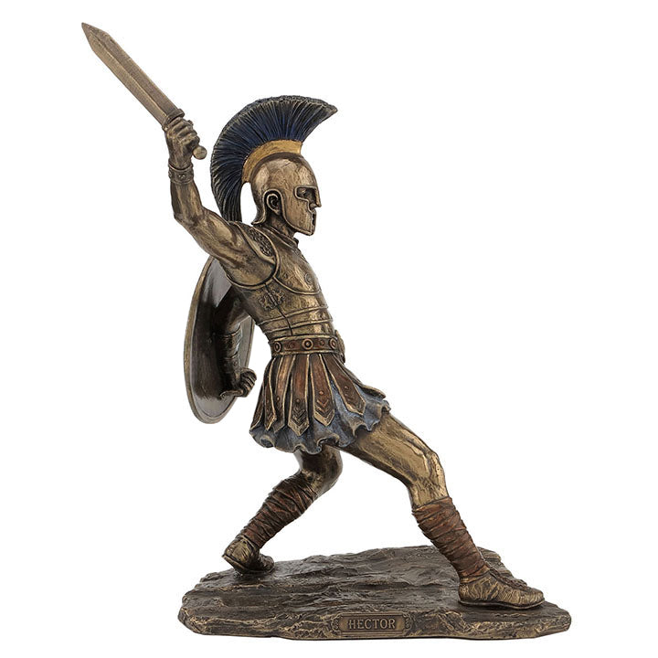  Hector With Sword & Shield, Knights and Warriors, XoticBrands, XoticBrands Home Decor