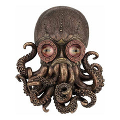 Steampunk Octopus Wall Plaque  - Steampunk. Sculpture - XoticBrands Home Decor