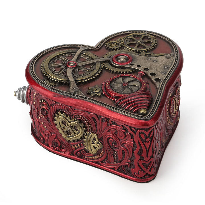  Steampunk Heart By Myles Pinkney - Myth & Legend Sculpture, Myth & Legend., XoticBrands, XoticBrands Home Decor