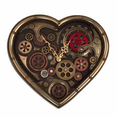  Steampunk Time of Love Wall Clock Myth & Legend. Sculpture, New DÃ©cor Collection, XoticBrands, XoticBrands Home Decor
