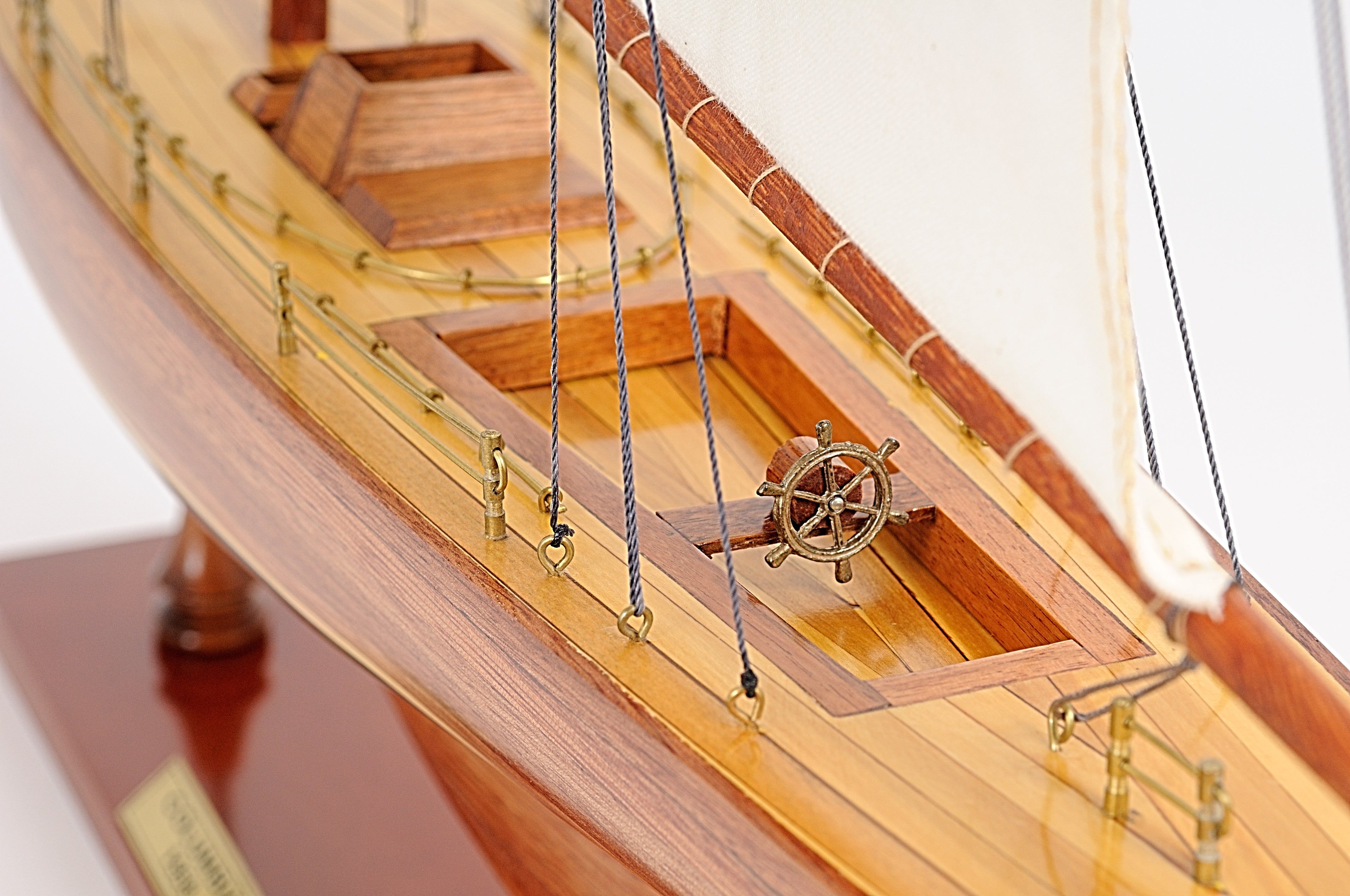  Columbia Sm Boat Model Display, Home furniture and decor, Old Modern Handicrafts, XoticBrands Home Decor