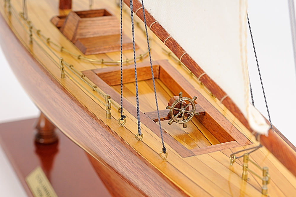  Columbia Sm Boat Model Display, Home furniture and decor, Old Modern Handicrafts, XoticBrands Home Decor