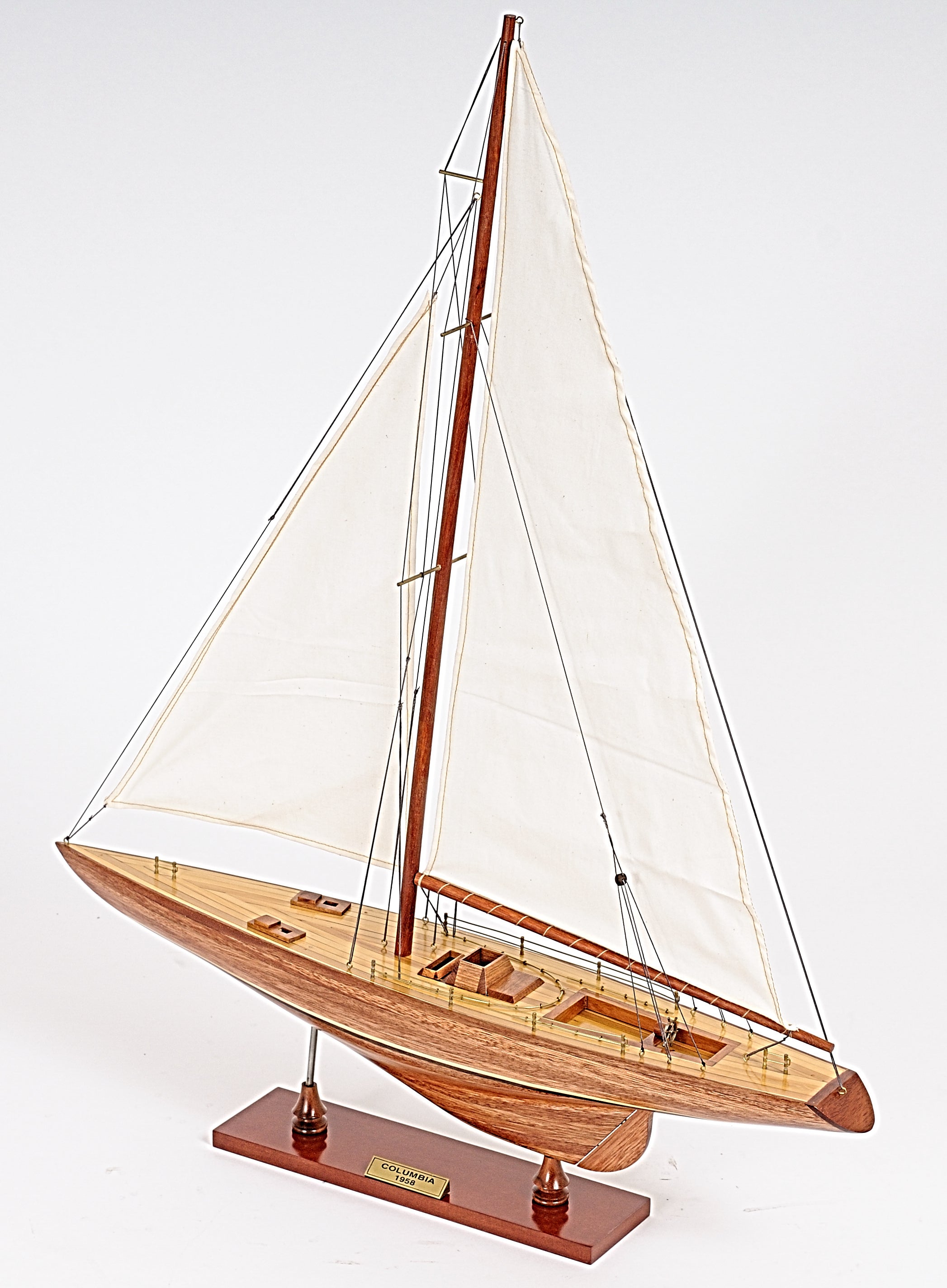  Columbia Sm Boat Model Display, Home furniture and decor, Old Modern Handicrafts, XoticBrands Home Decor