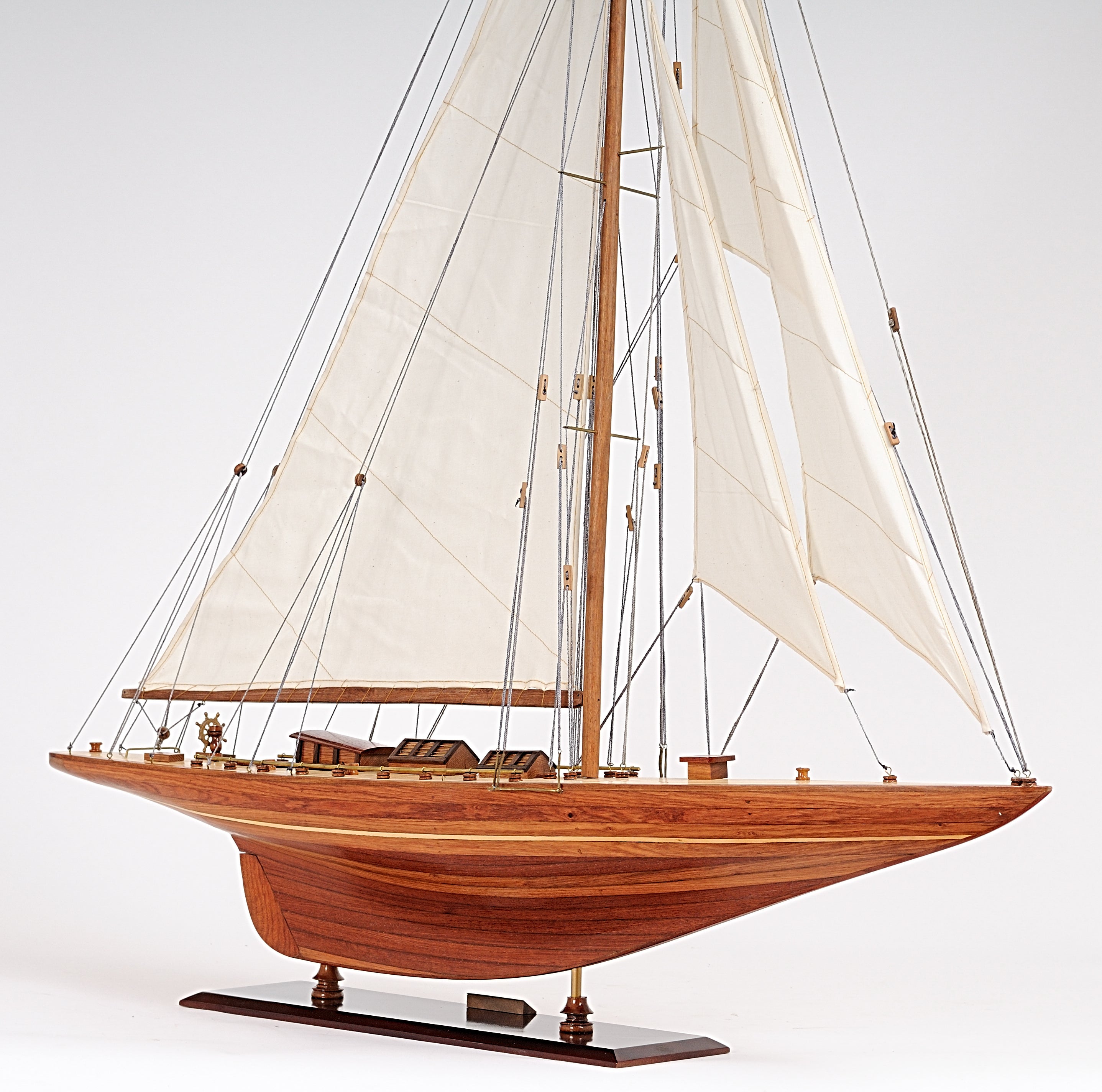  Shamrock Yacht L Boat Model Display, Home furniture and decor, Old Modern Handicrafts, XoticBrands Home Decor