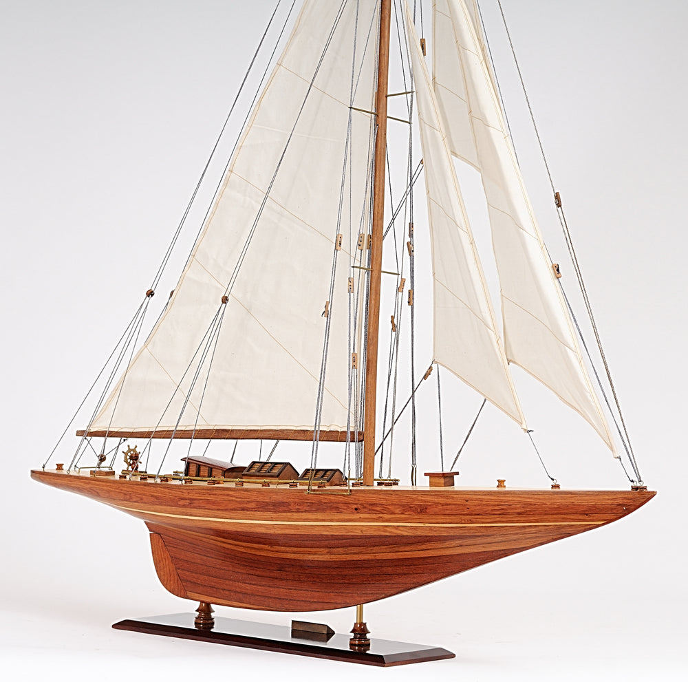  Shamrock Yacht L Boat Model Display, Home furniture and decor, Old Modern Handicrafts, XoticBrands Home Decor