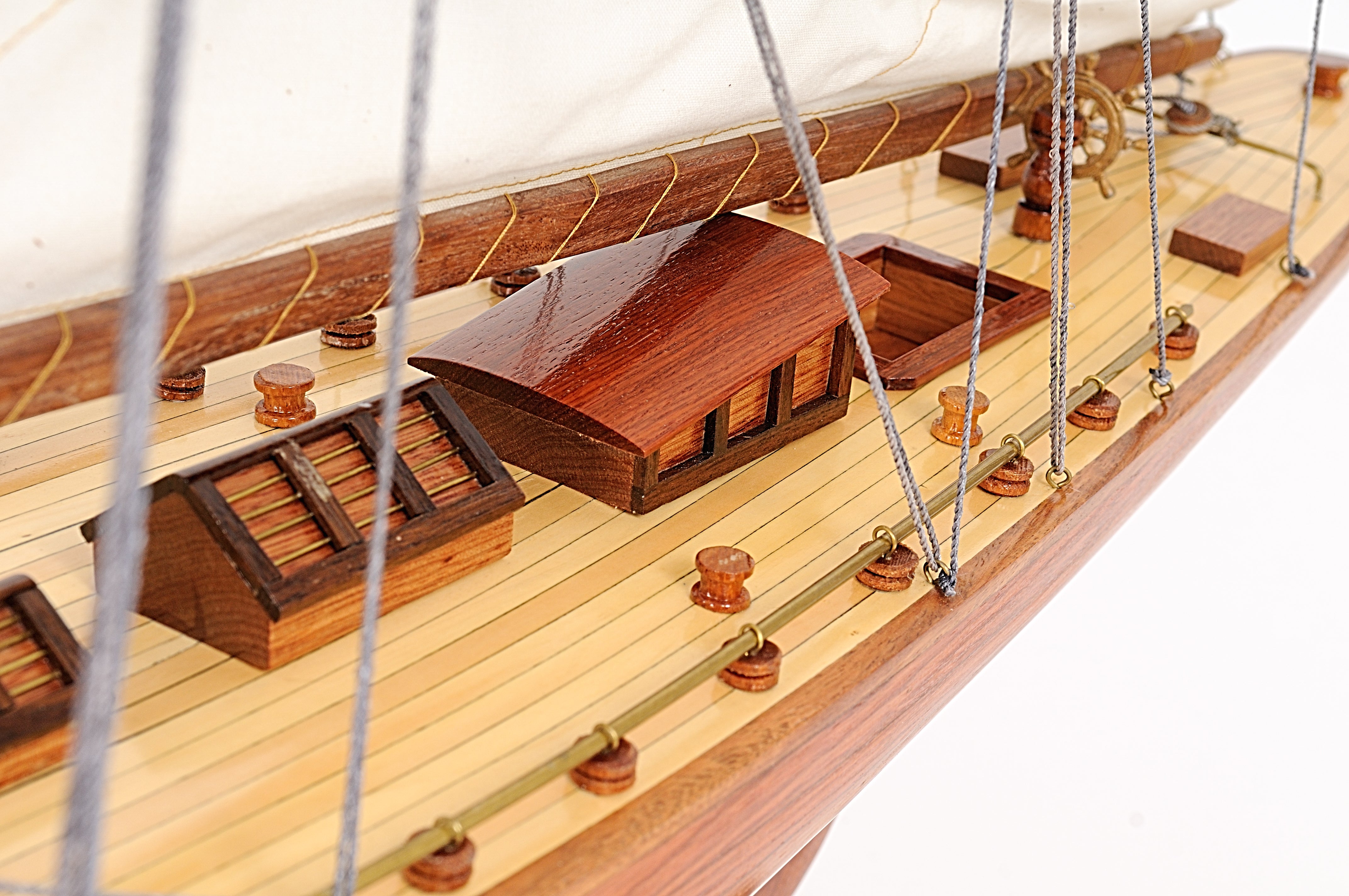  Shamrock Yacht L Boat Model Display, Home furniture and decor, Old Modern Handicrafts, XoticBrands Home Decor
