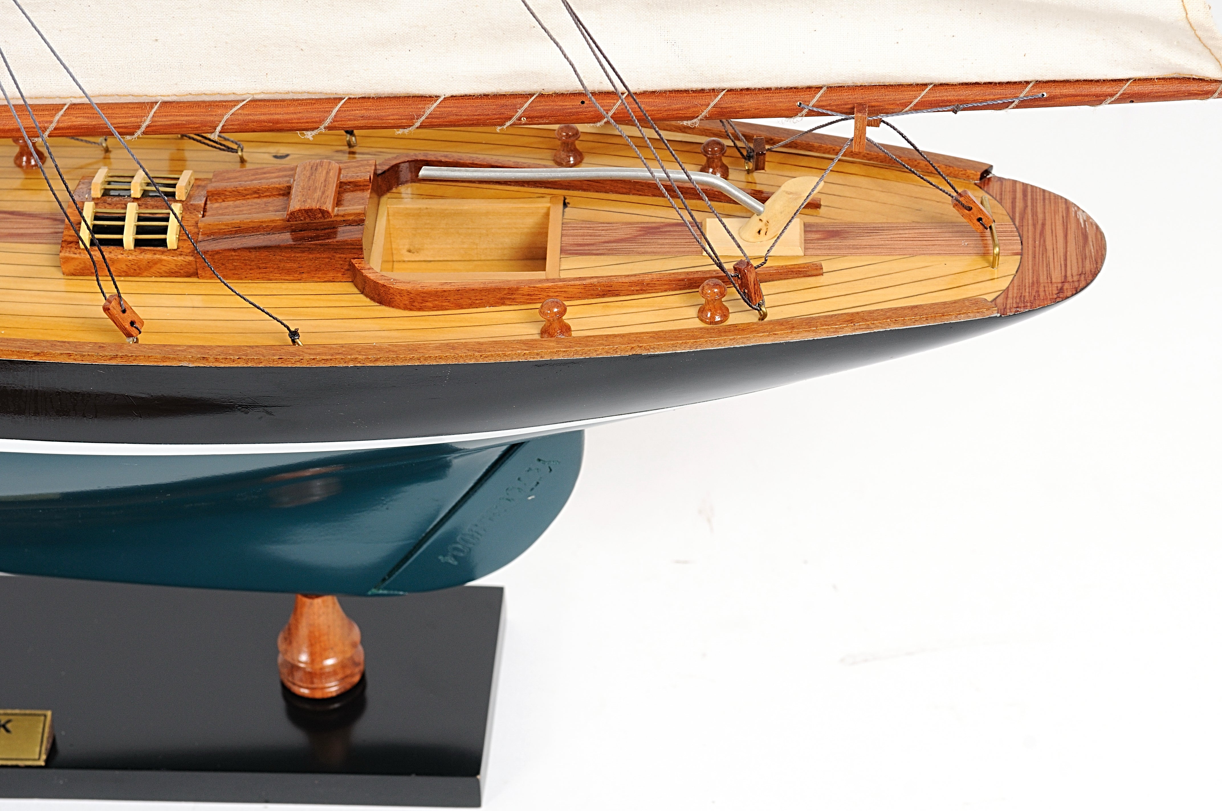  Pen Duick Painted Boat Model Display, Home furniture and decor, Old Modern Handicrafts, XoticBrands Home Decor
