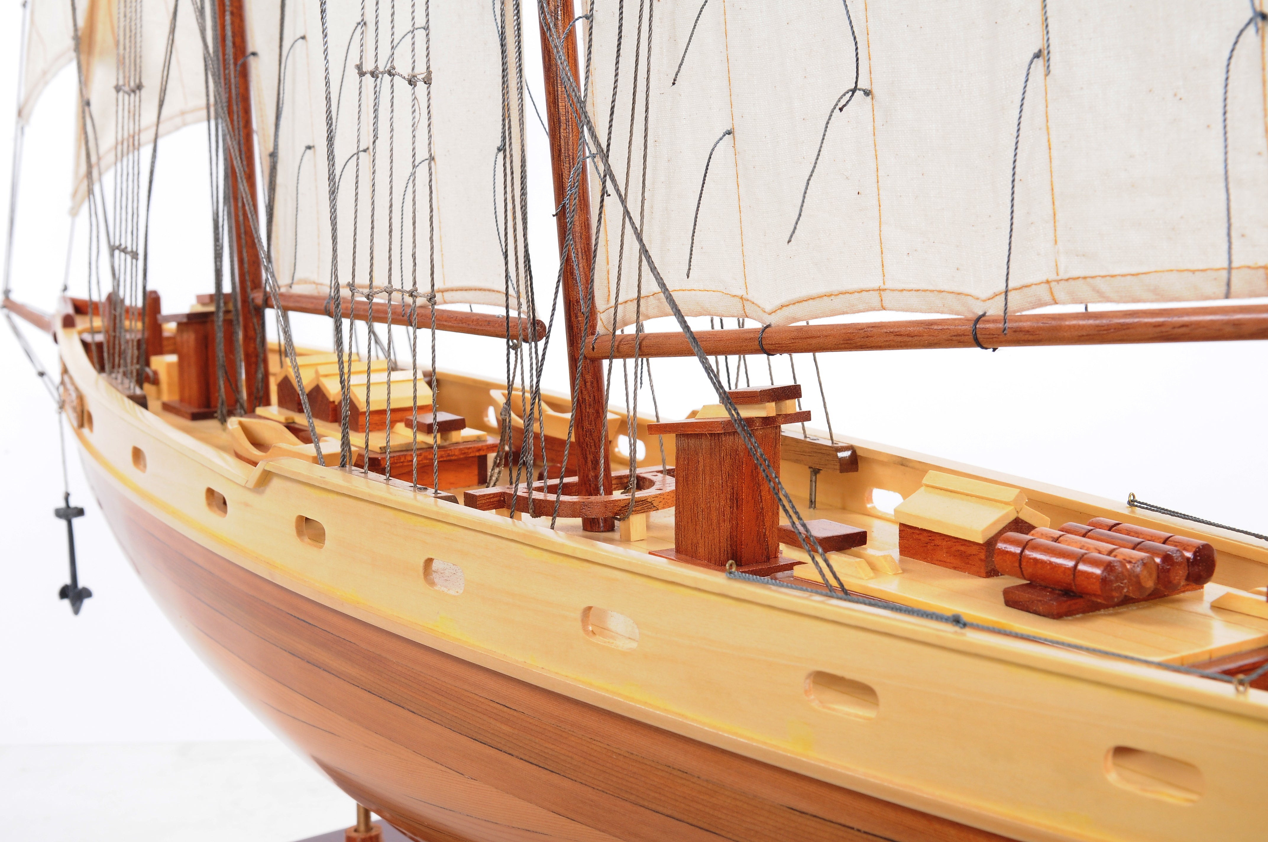  Bluenose II Fully Assembled Boat Model Display, Home furniture and decor, Old Modern Handicrafts, XoticBrands Home Decor