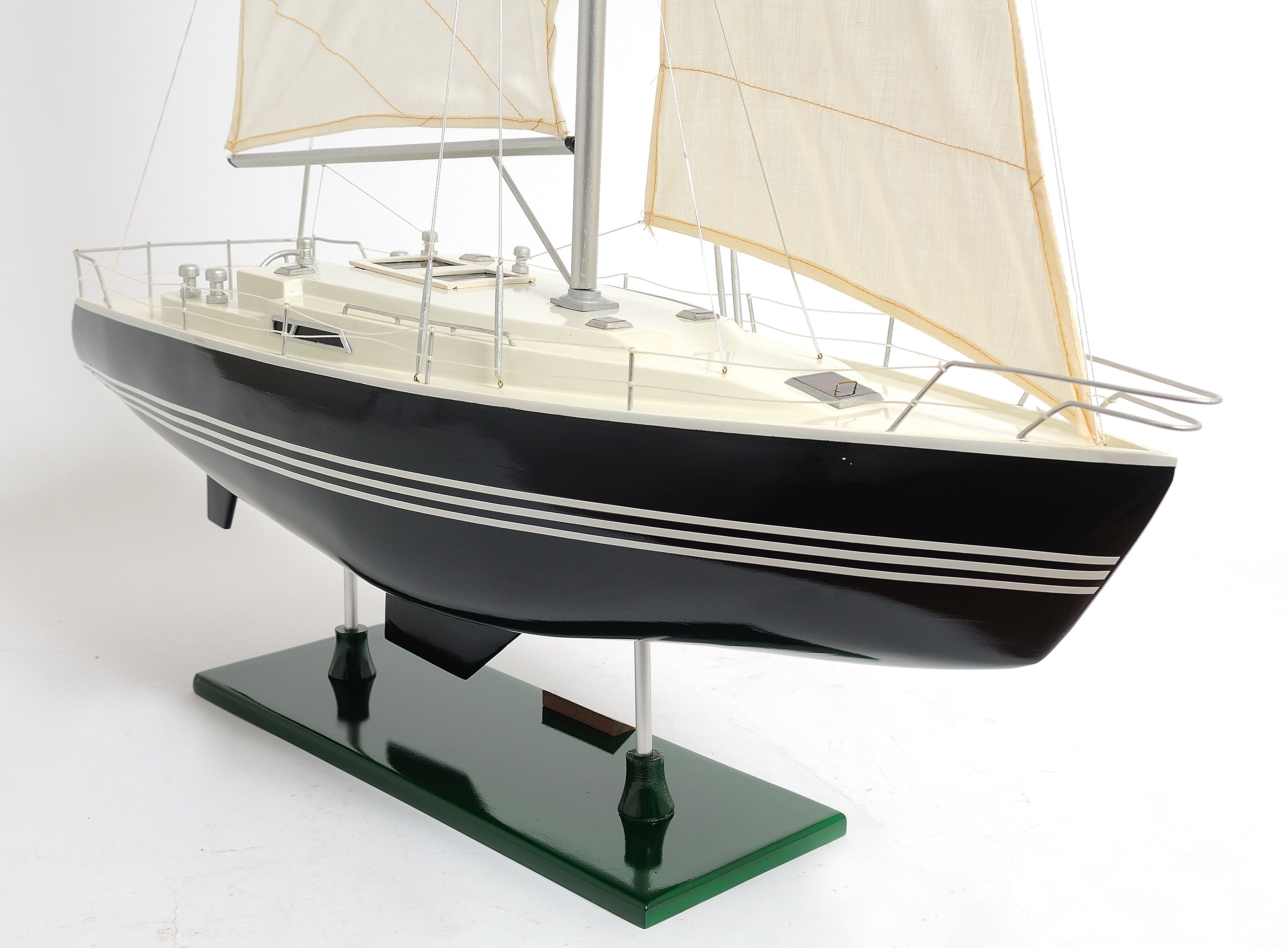  Victory Yacht Painted Boat Model Display, Home furniture and decor, Old Modern Handicrafts, XoticBrands Home Decor