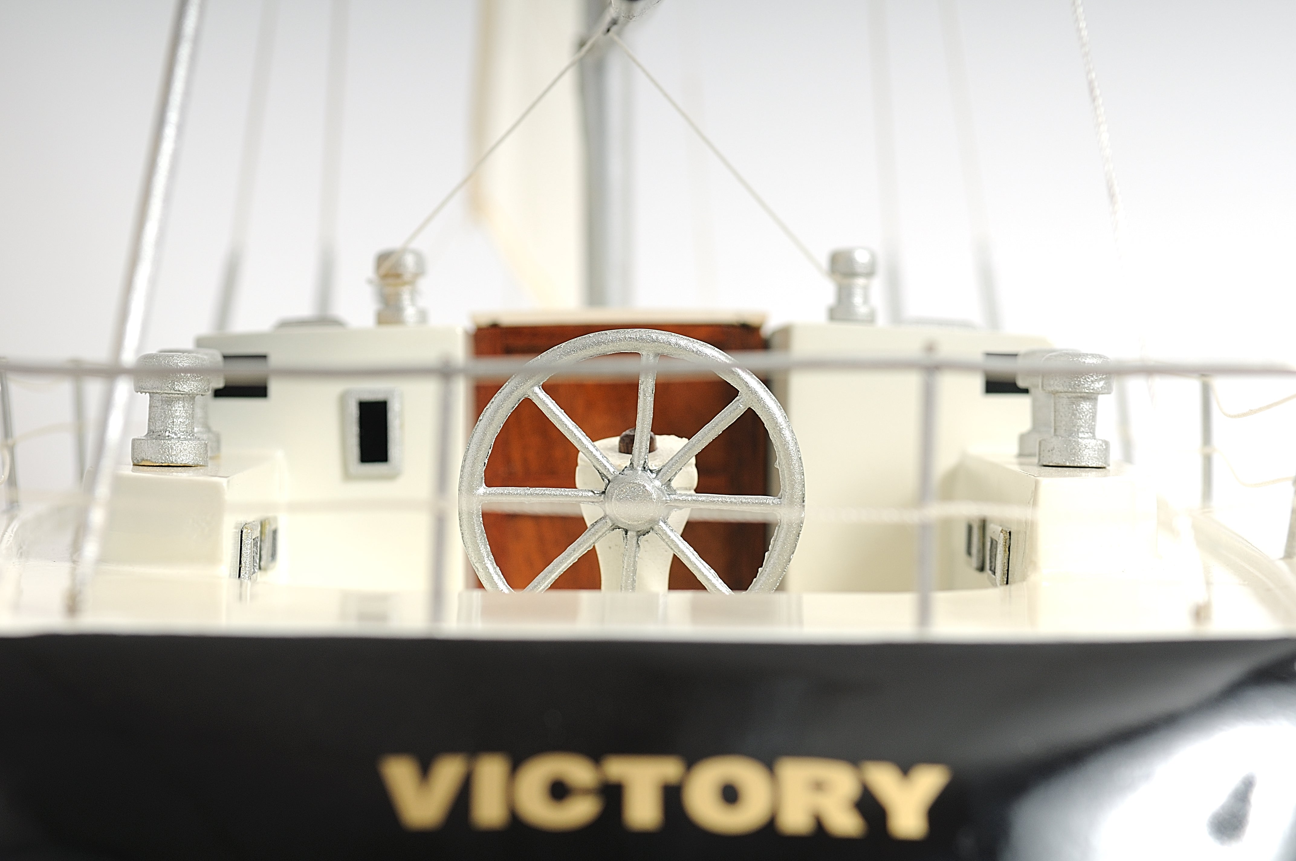  Victory Yacht Painted Boat Model Display, Home furniture and decor, Old Modern Handicrafts, XoticBrands Home Decor