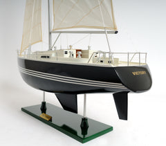  Victory Yacht Painted Boat Model Display, Home furniture and decor, Old Modern Handicrafts, XoticBrands Home Decor