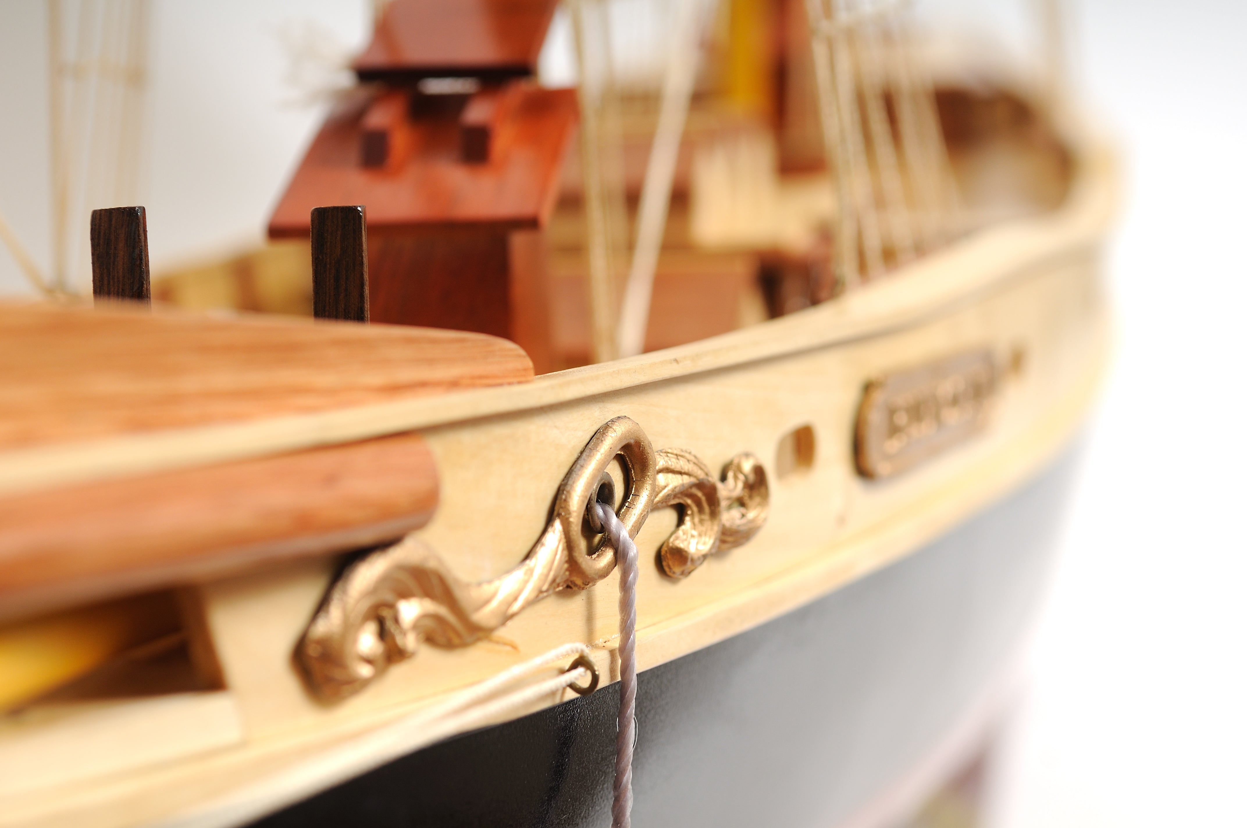  Bluenose II Painted L Boat Model Display, Home furniture and decor, Old Modern Handicrafts, XoticBrands Home Decor
