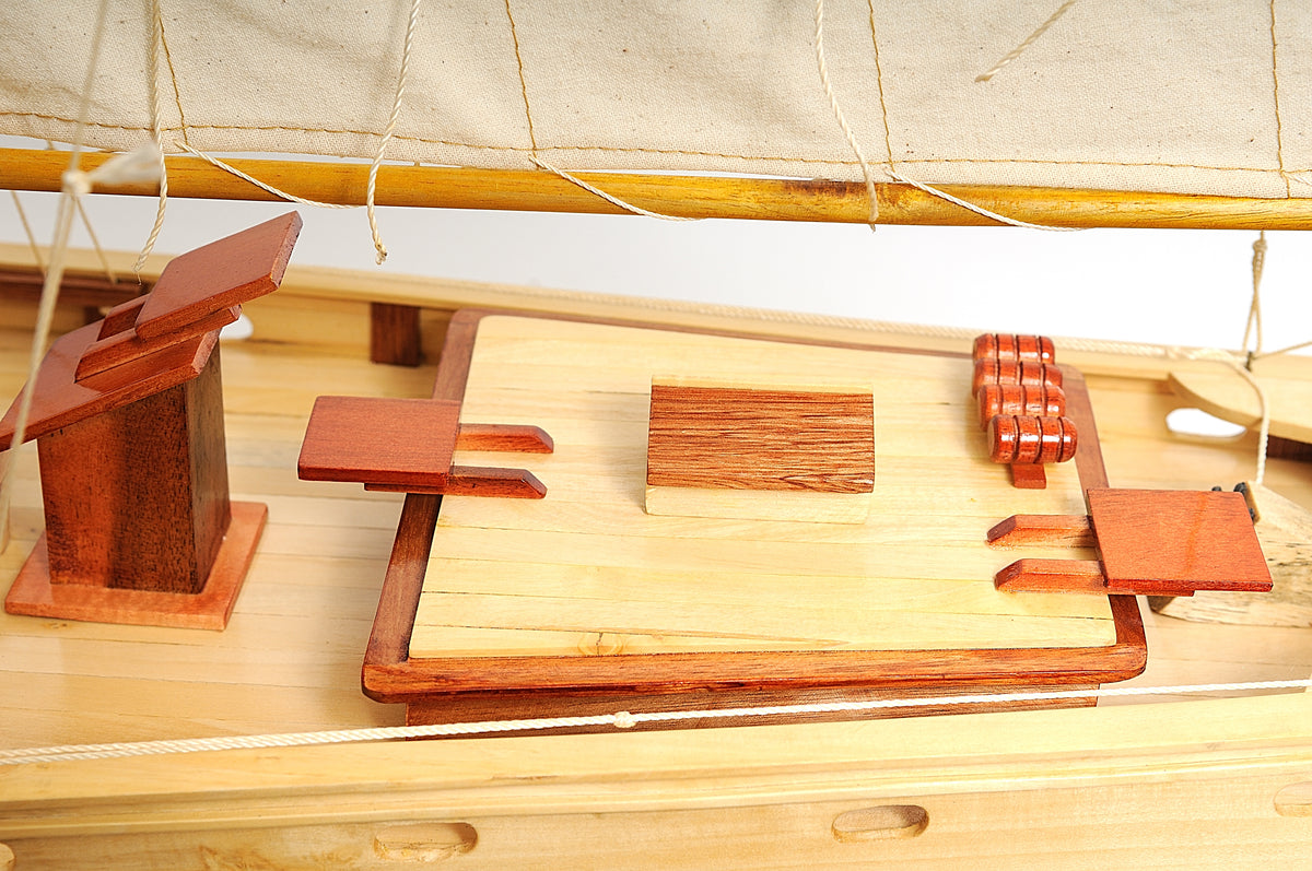  Bluenose II Painted L Boat Model Display, Home furniture and decor, Old Modern Handicrafts, XoticBrands Home Decor