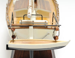  Skipjack Painted (L80) Boat Model Display, Home furniture and decor, Old Modern Handicrafts, XoticBrands Home Decor